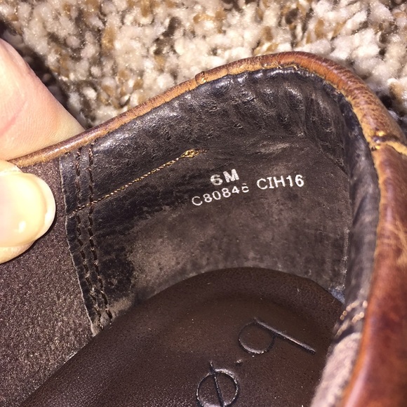 Boc leather clogs. Brown size 6 - Picture 3 of 5